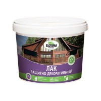 Лак защитно-декоративный ECOTERRA 0,9кг рябина, арт.ЭК000122915