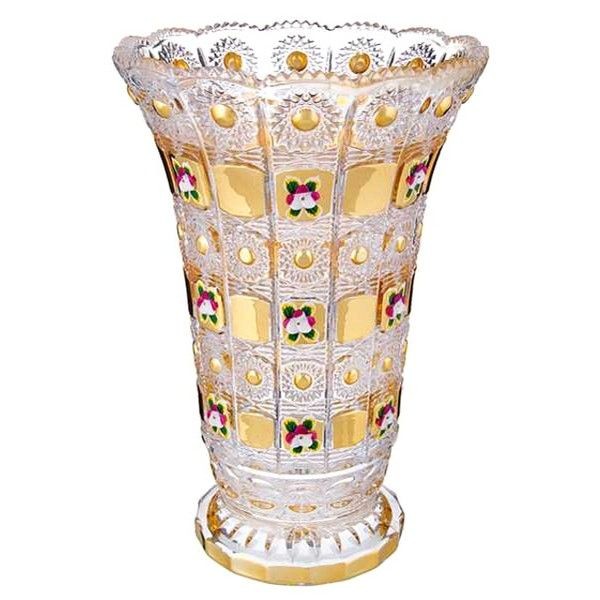 Ваза LEFARD Gold Glass 25см стекло