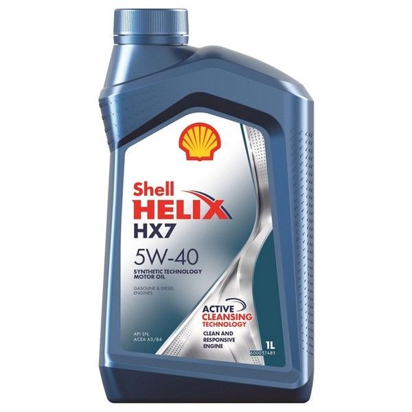 Масло моторное SHELL Helix HX7 5W40, 1 л