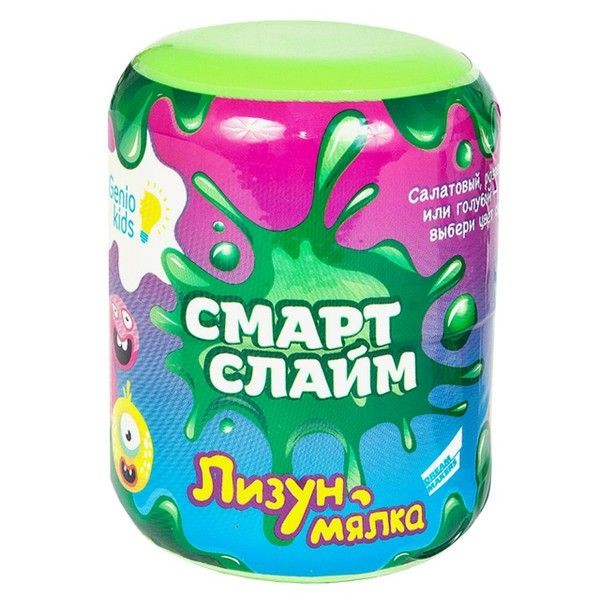 Игрушка лизун-мялка Смарт слайм 200г в асс-те