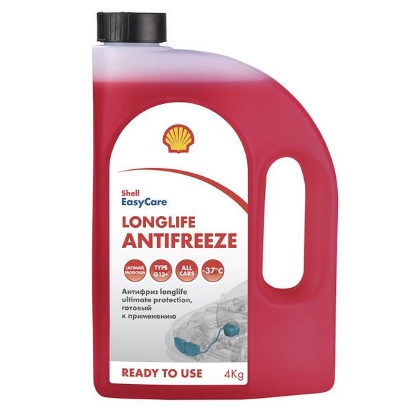 Антифриз SHELL Longlife Ultimate красный 4кг