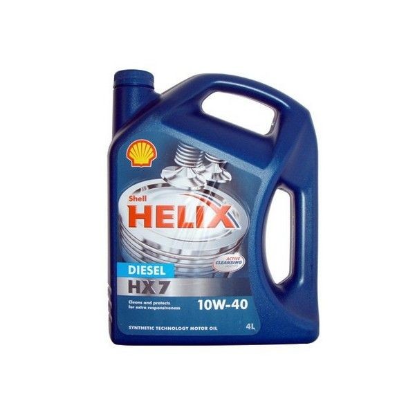 Масло моторное SHELL Helix Diesel+, HX7 10W40, 4 л