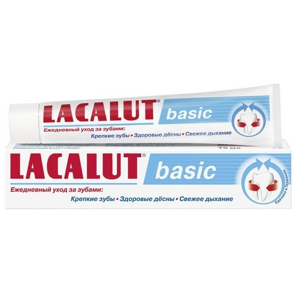 Паста зубная LACALUT Basic, 75 мл