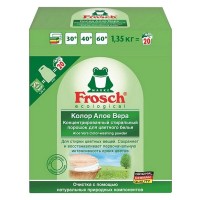 Порошок стиральный FROSCH Колор Алоэ Вера 1,35кг концентрат