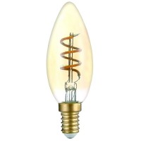 Лампа филаментная HIPER Filament Flexible Candle 5Вт E14 180Лм 2400K свеча