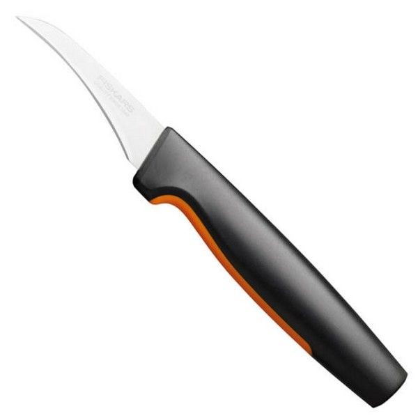 Нож FISKARS Functional Form 6,8см с изогнутым лезвием нерж.сталь, пластик