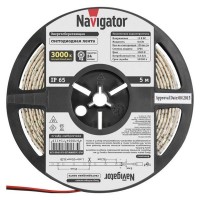 Лента светодиодная LED NAVIGATOR 9.6Вт IP65 12В