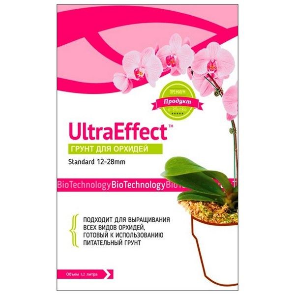 Субстрат для орхидей UltraEffect Standard 12-28мм 1,2л