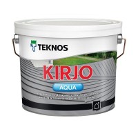 Краска акрилатная кровельная ТEKNOS Kirjo Aqua база А 2,7л белая, арт.ЭК000130364