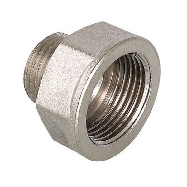 Переходник резьбовой VALTEC 1/2" х 3/8" ВН латунь