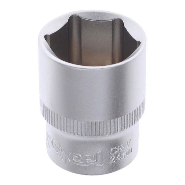 Головка шестигранная AV STEEL 1/2" 24мм