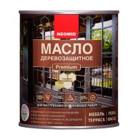 Масло для дерева NEOMID Premium 0,75л орех, арт.4650070648327