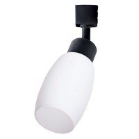 Светильник трековый ARTE LAMP Mial 1x40Вт E14 металл пластик стекло черный