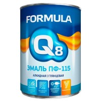 Эмаль ПФ-115 Formula Q8 желтая 0,9кг, арт.ЭК000127364