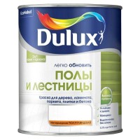 Краска в/д DULUX Полы и Лестницы база BW 0,75л белая, арт.5327425