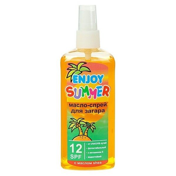 Масло для загара ENJOY SUMMER SPF12 100мл