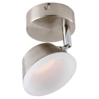 Спот TOPLIGHT Jenifer 1х15Вт LED 400Лм металл стекло матовый никель