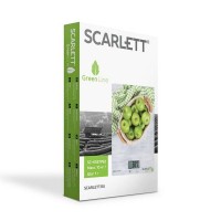 Весы кухонные SCARLETT SC-KS57P92 до 10кг стекло