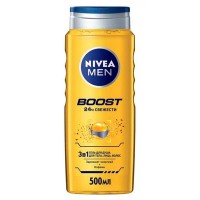 Гель для душа NIVEA Men Boost 500мл мужской