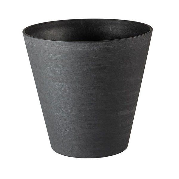 Кашпо Re-Pot Hoop Round Self Watering 1,6л d16см h15см черный пластик