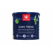 Краска в/д EURO TREND A мат для обоев и стен мат 2,7л, арт.700009617