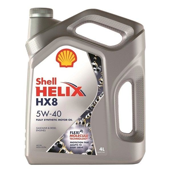 Масло моторное SHELL HX8 5W40, 4 л