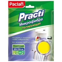 Салфетка PACLAN Practi полирующая 30х30см микрофибра