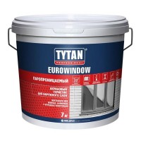 Герметик акриловый TYTAN Professional Eurowindow паропроницаемый 7кг белый, арт.18249