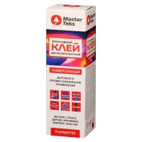 Клей эпоксидный MASTERTEKS PM двухкомпонентный универсальный 140гр прозрачный, арт.9753228