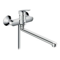 Cмеситель для ванны HANSGROHE Logis длинный излив хром