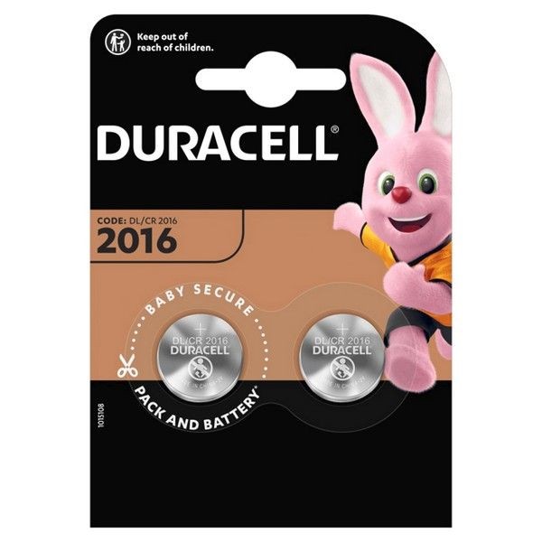 Батарейка DURACELL CR2016 блистер 2 шт