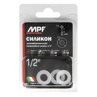 Прокладка силиконовая 1/2" MPF белая 3шт