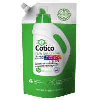 Гель для стирки COTICO Color&Black для цветных тканей концентрат запасной блок 1л