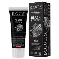 Паста зубная R.O.C.S. Black Edition отбеливающая 74г