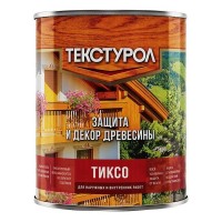 Средство деревозащитное ТЕКСТУРОЛ Тиксо 1л белое