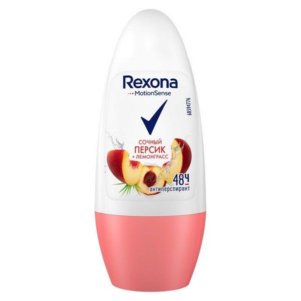 Дезодорант REXONA Сочный персик и Лемонграсс ролик 50мл