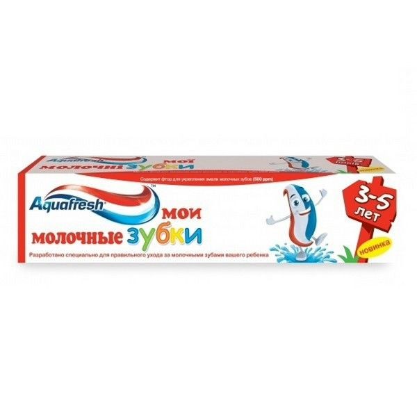 Паста зубная AQUAFRESH Мои молочные зубки 50мл 3-5 лет