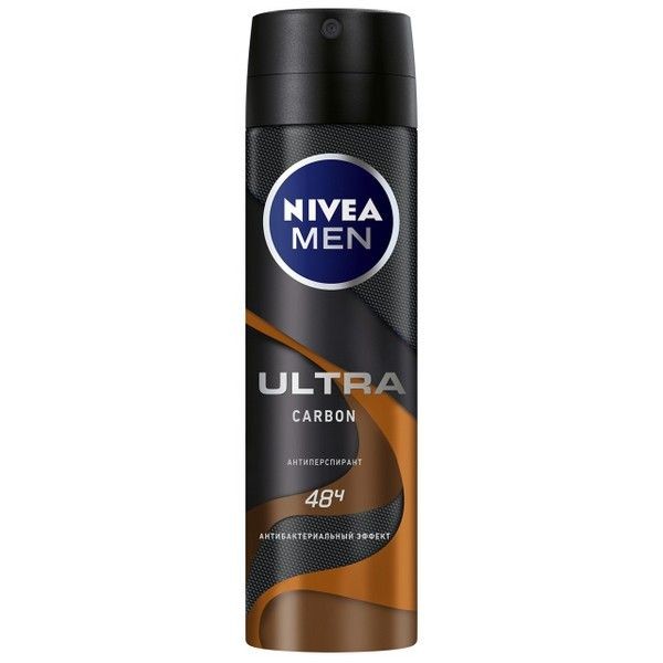 Дезодорант мужской NIVEA MEN Ultra Carbon, 150 мл, спрей