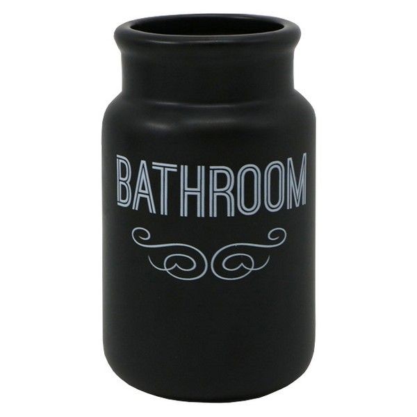 Стакан VITARTA Bathroom black керамика черный