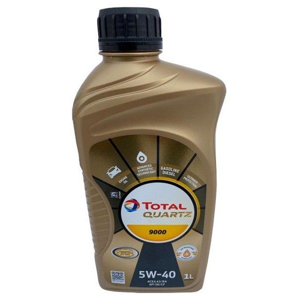 Масло моторное TOTAL Quartz, 9000 5W40, 1 л