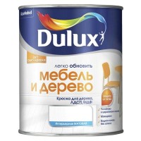 Краска в/д DULUX Мебель и Дерево база BW 2л белая, арт.5327300