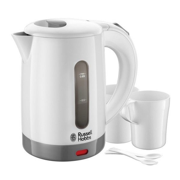 Чайник дорожный RUSSELL HOBBS 23840-70 1000Вт 0,85л пластик белый