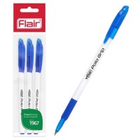 Набор ручек синие Flair Polo Grip 3шт 1мм