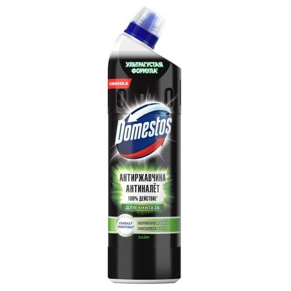 Средство для туалета DOMESTOS Устранение налета и ржавчины Лайм 750мл