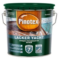 Лак алкидно-уретановый PINOTEX Lacker Yacht 40 яхтный 2,7л полуматовый, арт.5255404