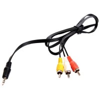 Кабель 3,5 jack-3RCA штекер-штекер 1,5м черн.