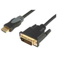 Кабель HDMI-DVI 24+1 GODIGITAL 1201-2 2,0м черн.