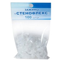 Скобы (зажимы) для трубной изоляции Стенофлекс (уп=100шт.)