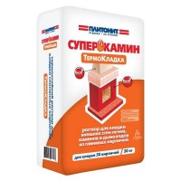 Смесь печная ПЛИТОНИТ СуперКамин ТермоКладка 20кг, арт.ТермоКладка -20