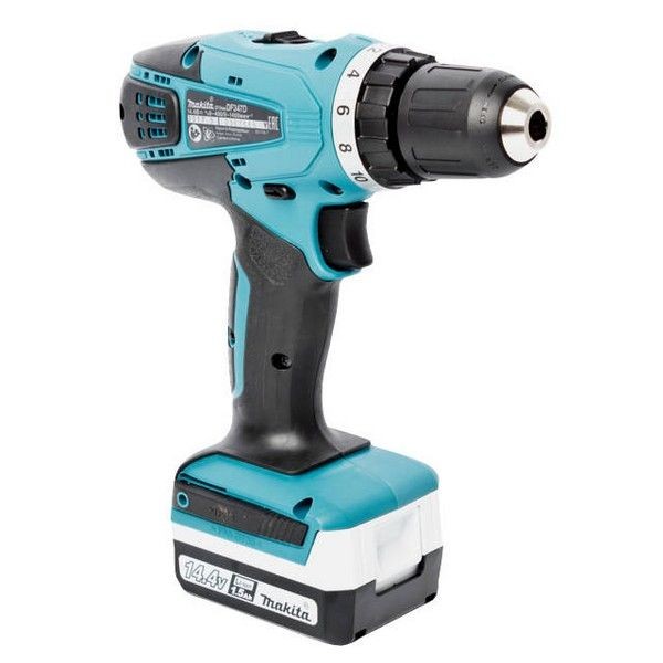 Дрель-шуруповерт MAKITA DF347DWE 14,4В Li-Ion 1,5Ач 2 аккумулятора + набор бит D-30651